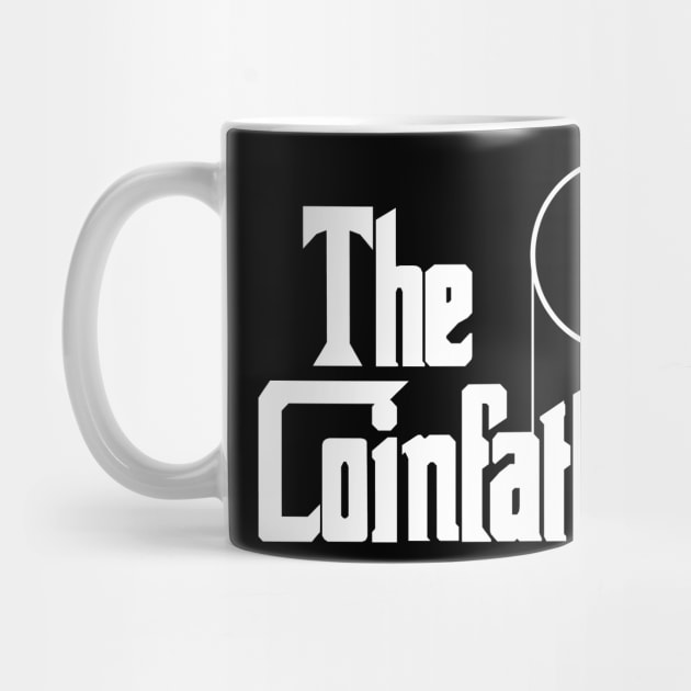 The Coinfather Funny Crypto Hodl BTC Blockchain Etherum by Riffize